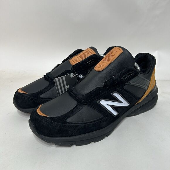 New Balance Shoes 990v5 Made in USA “Black Tan” 2024 - Picture 3 of 5